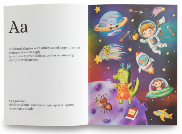 Alphabet Nonsense Book Vol. 1